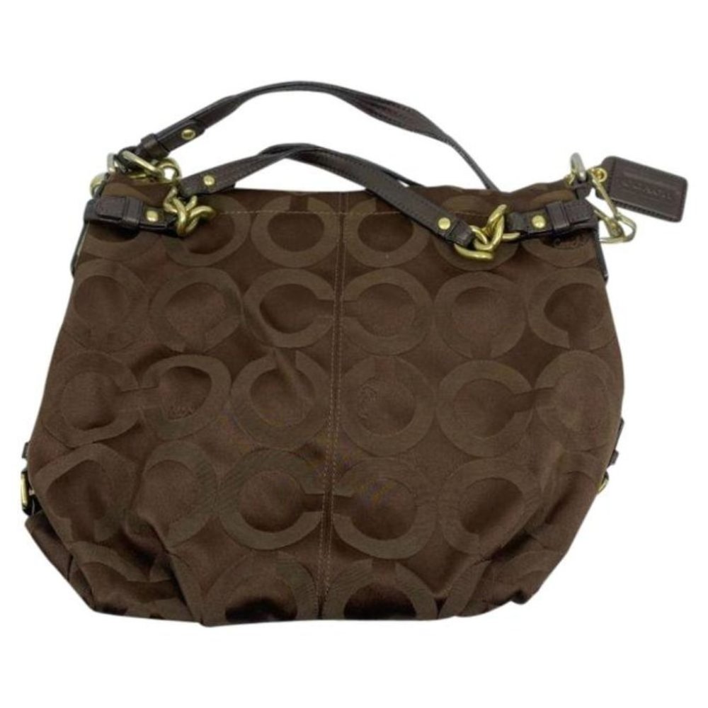 COACH Women's Large Brown/ Khaki Shoulder Bag $350